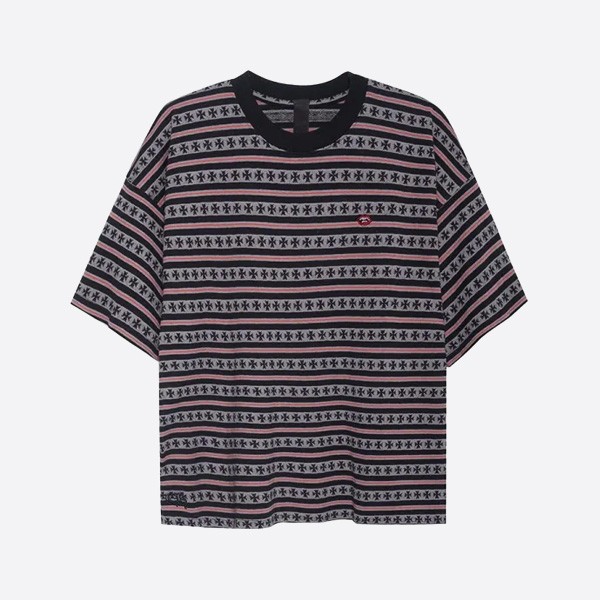 クロムハーツ  ストライププリントの半袖