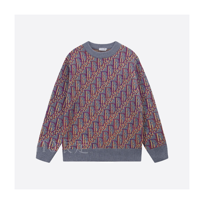 ディオール 25FW モノグラム ジャカード クルーネック セーター