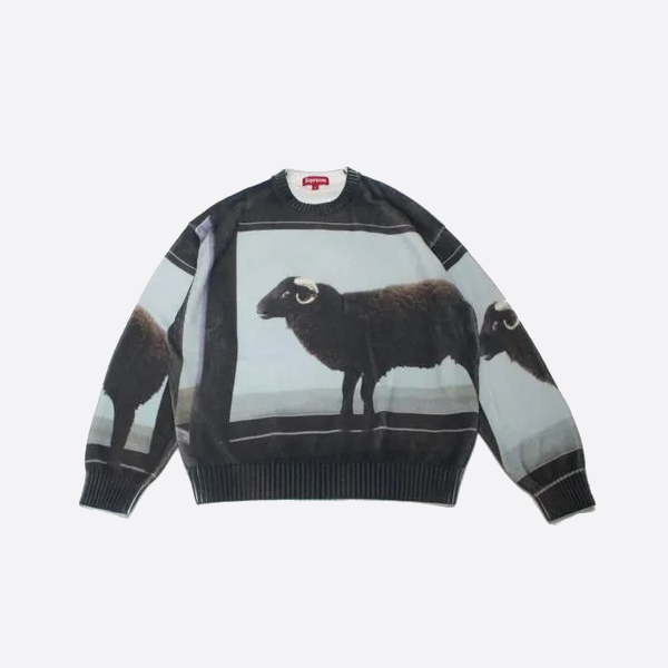 シュプリーム ブラックシープ クルーネック セーター