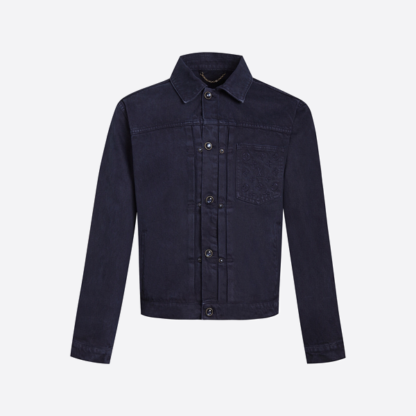 ルイ・ヴィトンのウォッシュ加工ヴィンテージデニムジャケット