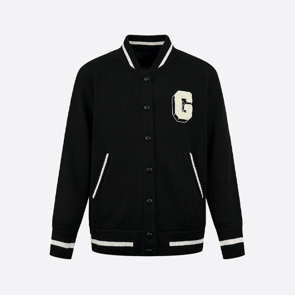 ジバンシィのニットベースボールジャケット