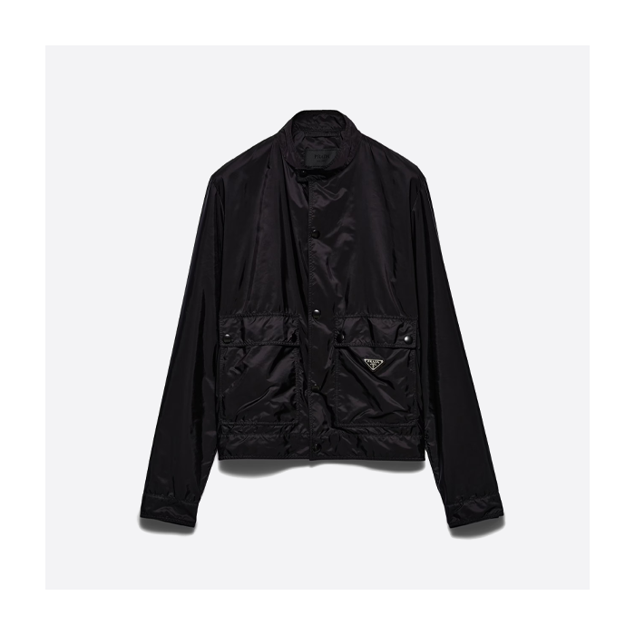 プラダカラー軽量ジャケットブラック