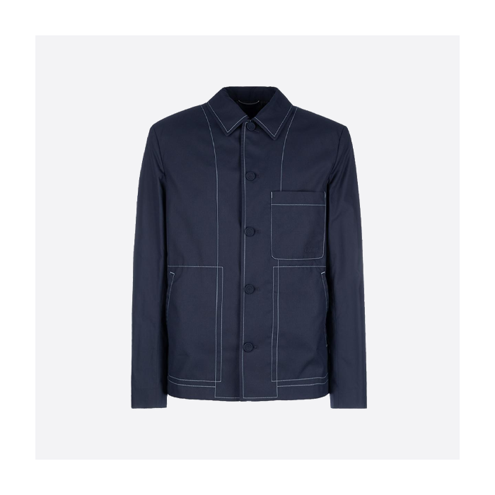 ミュウミュウ パッチレタリング ハーフジップ ラペル スウェットシャツ