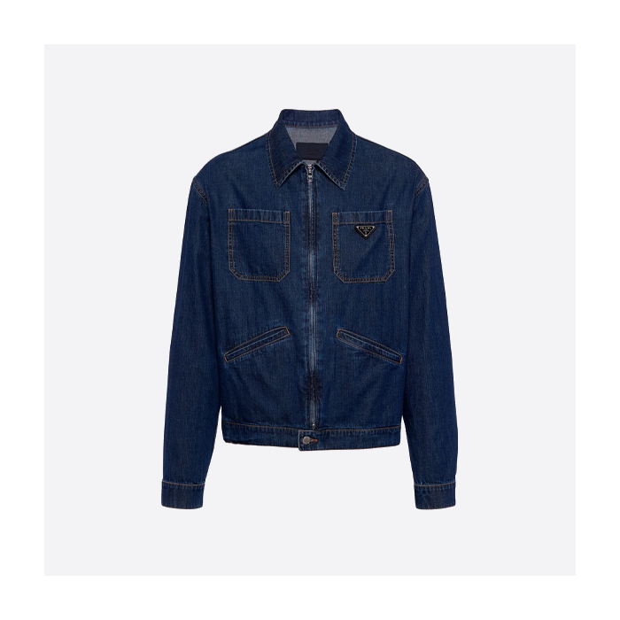 プラダの4ポケットデニムジャケット