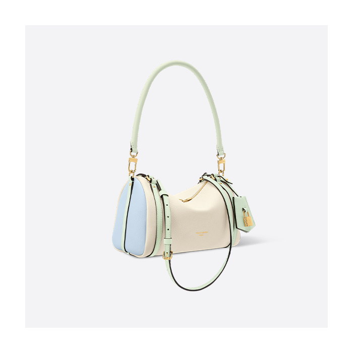 ルイ・ヴィトン トラベルバッグ ホワイト×ターコイズ M26905