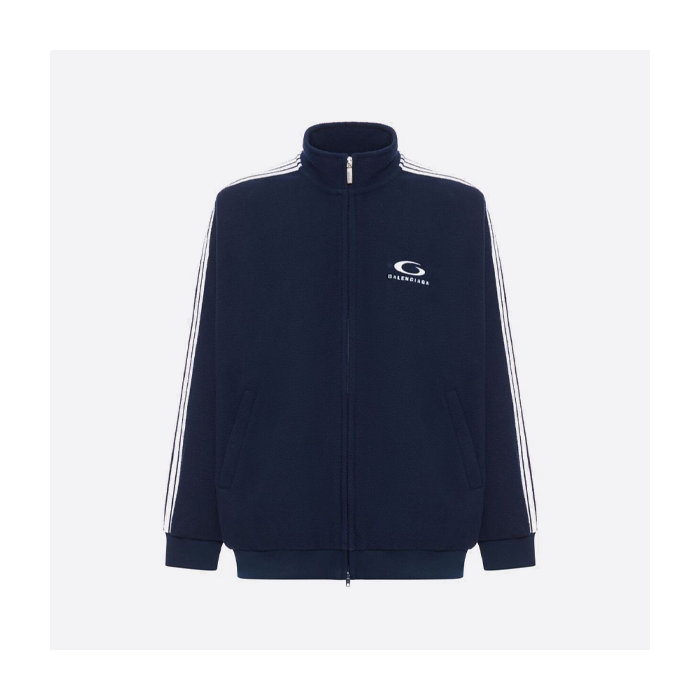 バレンシアガの5BARリング、ポーラーフリース刺繍スーツ、スタンドカラージャケット