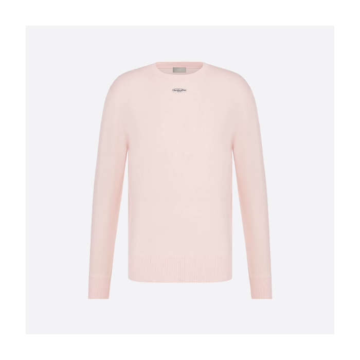 ディオール ラウンドネック ニットセーター（ピンク）