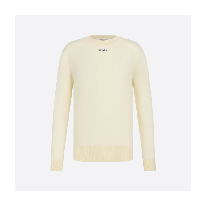 ディオール ラウンドネック ニットセーター（ベージュ）