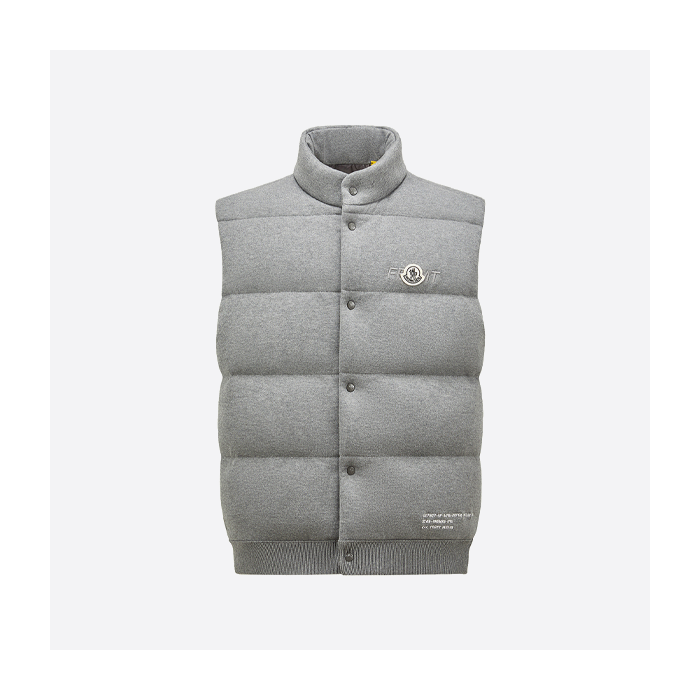 モンクレール ダウンベスト グレー