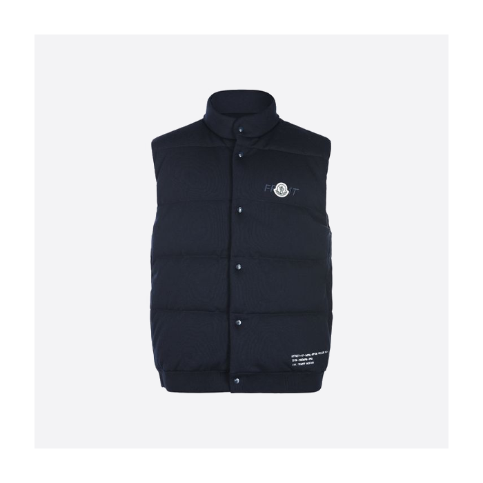 モンクレール ダウンベスト ブルー