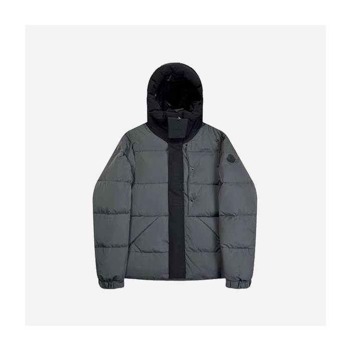 モンクレール ブラックレーベル ブラック サムライ ダウンジャケット（チャコールグレー）