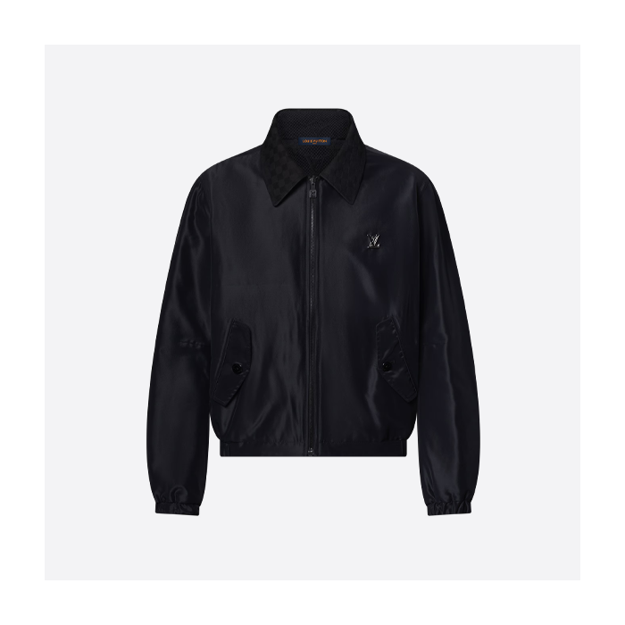 ルイ・ヴィトンのジャカード両面ジップアップジャケット