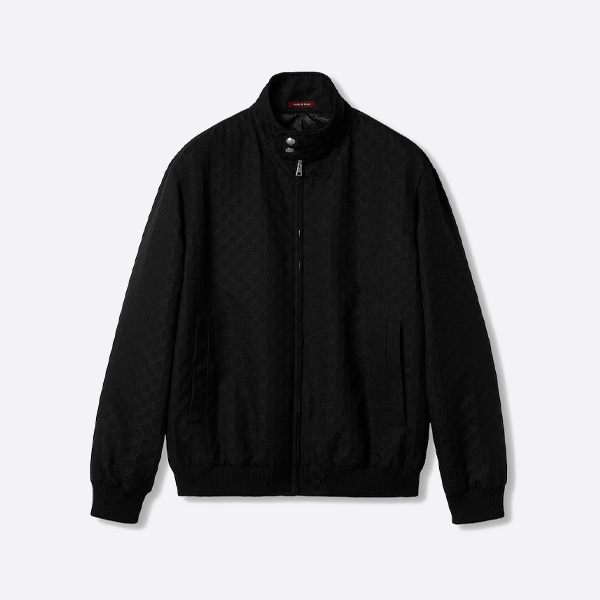 グッチの上質なジャカードコットンジャケット