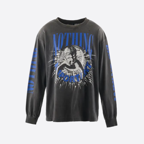 SAINT Mxxxxxx ベビータッドポールプリント クルーネック スウェットシャツ