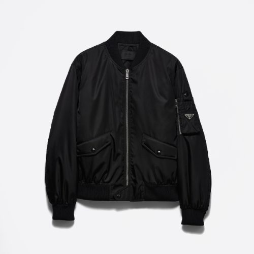 プラダのフライトジャケットとコットンコート